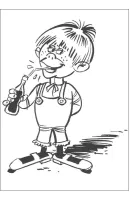 Lucky Luke kleurplaat 54